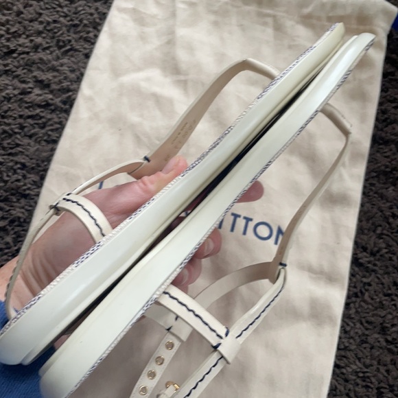 Louis Vuitton Damier Azur Sandal size 38 - Picture 8 of 12
